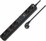 Connect Prolongateur multiprise WiFi 1,5m H05VV-F3G1,5 noir