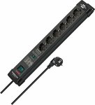 protection de surtension 26000A 6 prises noir 1,8 m H05VV-F 3G1,5