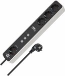 Connect WiFi multiprise 4 voies blanc noir 1.5m H05VV-F3G1.5