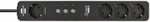 Connect WiFi multiprise 4 voies blanc noir 1.5m H05VV-F3G1.5