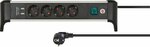 Prolongateur multiprise avec chargeur USB 4 prises 1,8m H05VV-F 3G1,5