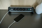 Prolongateur multiprise avec chargeur USB 4 prises 1,8m H05VV-F 3G1,5