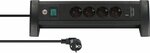 Premium Office-Line multiprise 4 prises noir avec USB C PD 30W et USB A 18W, 1,8m H05VV-F3G1,5