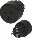 Adaptateur secteur de voyage Australie, Chine Prise de terre