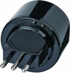 Adaptateur secteur de voyage prise avec terre Italie