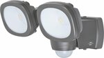 Projecteur LED a piles LUFOS 420 avec detecteur de mouvements infrarouge IP44 2x240lm