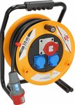 Professional Enrouleur de cable industrie chantiers Brobusta CEE 1 IP44 30m H07RN-F 5G2,5