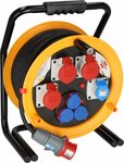 Professional Enrouleur de cable industrie chantiers Brobusta CEE 4 IP44 40m H07RN-F 5G2,5