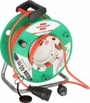 Enrouleur de cable de jardin G IP44 38+2m H05VV-F3G1.5 