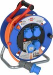 Enrouleur de cable Garant CEE IP44 Camping Maritime 25m H07RN-F 3G2,5, 1xCEE230V 16A, 3x prises à contact de protection