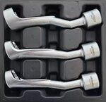 Cles a pipe ouvertes (1/2) 14 - 17 - 19 mm