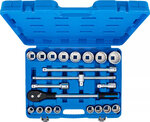 Coffret de douilles 20 mm (3/4) en pouces 21 pieces