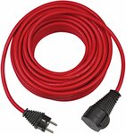 Cordon prolongateur IP44 pour chantiers 25m H07RN-F 3G1,5 rouge