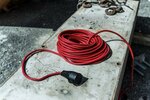 Cordon prolongateur IP44 pour chantiers 25m H07RN-F 3G1,5 rouge