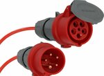 cordon prolongateur IP44 25m rouge signalisation AT-N07V3V3-F 5G1,5 400V 16A