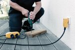 Cordon prolongateur FI IP54 avec Powerblock 5m noir H07RN-F 3G1,5