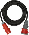 Rallonge CEE IP44 avec inverseur de phase 10m noir H07RN-F 5G2,5 CEE 400V 16A