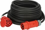 Rallonge CEE IP44 avec inverseur de phase 10m noir H07RN-F 5G4,0 CEE 400V 32A