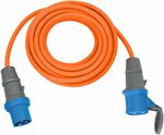 Cable d'extension CEE IP44 pour le camping maritime 10m H07RN-F 3G2,5 orange Prise CEE 230V 16A et couplage