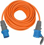 Cable d'extension CEE IP44 pour le camping maritime 25m H07RN-F 3G2,5 orange Prise CEE 230V 16A et couplage