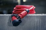 Rallonge VQ 1100 IP44, 10m rouge H07BQ-F 3G1,5