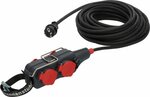 Cordon prolongateur avec Powerblock PB 1100 IP54 4 prises 15m noir H07RN-F 3G1,5