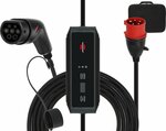 Chargeur EV portable type 2 CEE 11kW avec 8m de cable