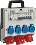 Coffret de distribution 4 32 IP44 4x LS 230V 16 A, 1xLS 400V 16 A, 1xFI 40 A 4-polig 30mA