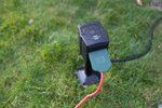 Prise de jardin WIFI avec piquet de terre et plaque de montage IP44 double 10m