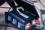 Professional Distributeur de courant en caoutchouc BSV 5-32A FI 2m H07RN-F 5G6,0 1xCEE32A+2x16A, 6x230V