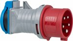 Adaptateur CEE Prise CEE 400V 16A a 230V 16A avec contact de mise a la terre