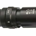 Lampe de poche TL 400 AFS Focus LED rechargeable avec bague rotative de commutation IP44 CREE-LED 430lm
