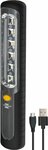 Lampe torche HL 300 AD rechargeable, avec recharge rapide par dynamo