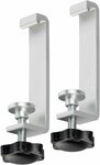 Pinces de table avec vis de blocage pour blocs multiprises Alu-Office-Line