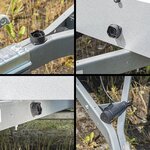 Support de prise en plastique pour fiche 13 poles