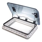 Trappe de toit 700x500 mm sans ventilation permanente transparent led