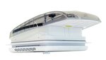 Trappe de toit DeLuxe 400x400 mm transparente avec ventilateur
