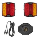 Kit d'eclairage LED magnetique sans fil (Bluetooth) 13-poles