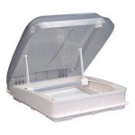Trappe de toit 400x400 mm sans ventilation permanente transparente avec led