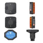 Kit d'eclairage LED magnetique sans fil (Bluetooth) 7-poles
