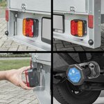 Kit d'eclairage LED magnetique sans fil (Bluetooth) 7-poles