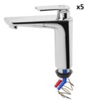 Mitigeur Vector S Kitchen dia 33 mm chrome x5 pieces
