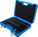 Jeu de douilles a choc six pans (1/2) 9 - 30 mm 40 pieces