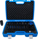 Jeu de douilles a choc six pans (1/2) 9 - 30 mm 40 pieces
