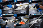 Kit de remise en etat de phares de vehicules 14 pcs