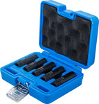 Jeu de douilles spiralees/extracteur de vis long (3/8) 10 - 16 mm 5 pieces