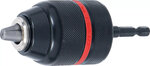 Mandrin de serrage rapide execution en metal empreinte six pans male (1/4) x 20 UNF 1,5 - 13 mm