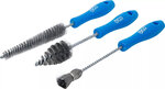 Jeu de brosses de nettoyage d’injecteur diesel 3 pcs