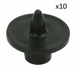 Capuchon de vis 19mm x10 stuks