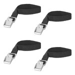 Sangles de serrage a boucle metallique 18 mm-40 cm - Lot de 4
